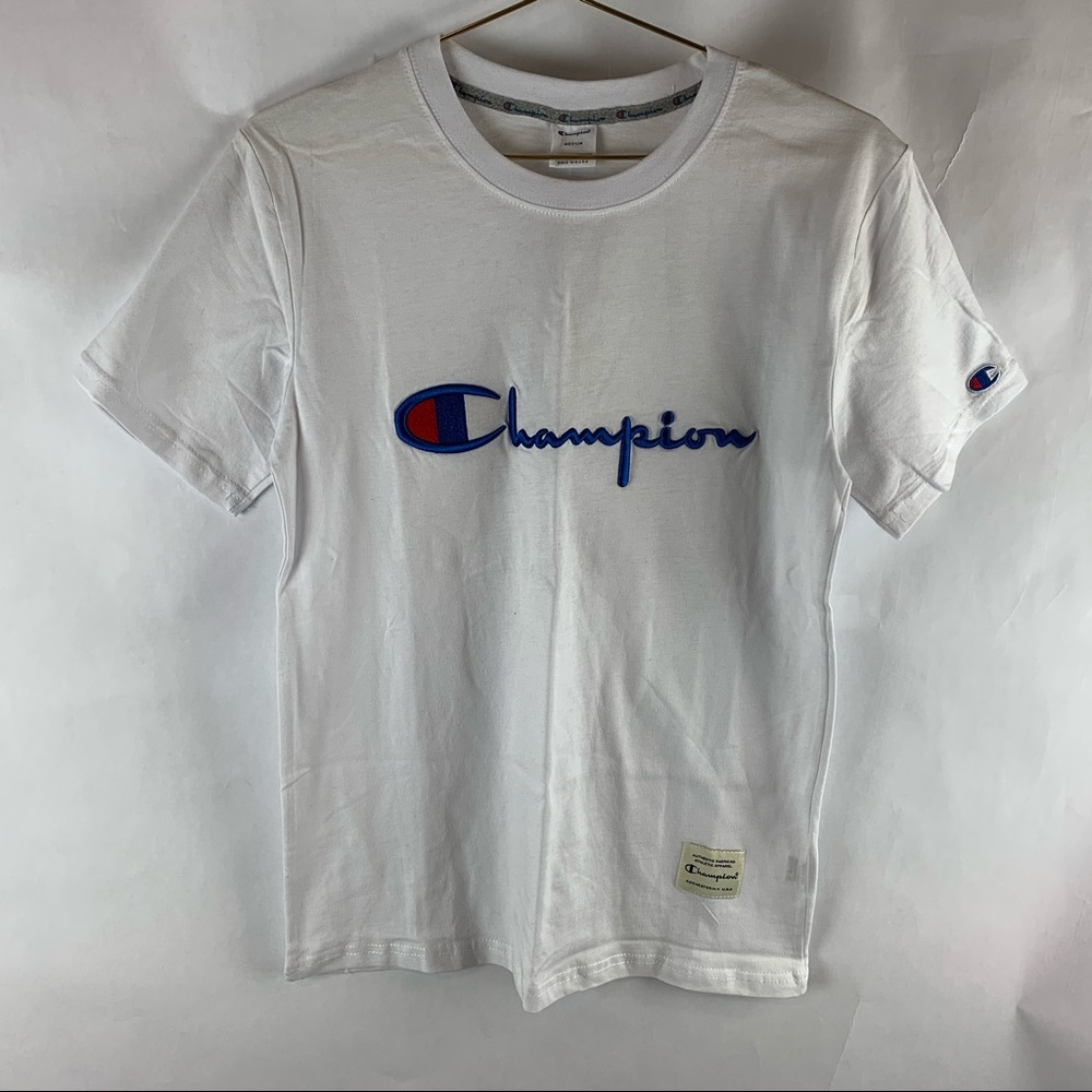 Champion Men’s Size L White Tee